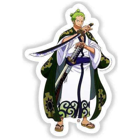 Lampada A Neon Da Muro Roronoa Zoro One Piece 40 Cm, Multicolore - Foto 1