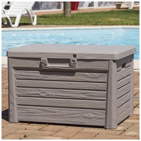 Baule In Resina Con Coperchio73x46x50 Cassapanca Multiuso Florida Compact - Foto 1