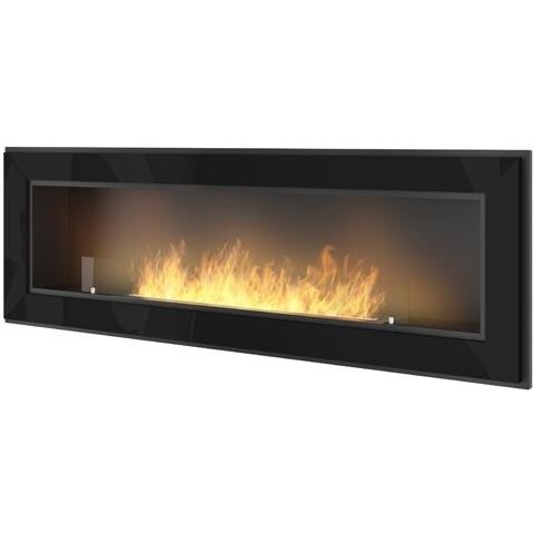 Frame 1500 - Biocamino Da Incasso O Parete Monofacciale, Colori Vari - Inox - Foto 1