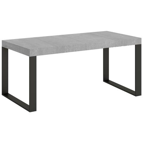 Tavolo Allungabile 90x90/246 Cm Tecno Premium Cemento - Foto 1