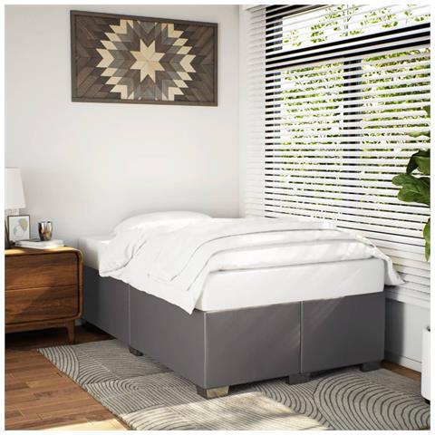 Giroletto Grigio 120x190 Cm In Similpelle - Foto 1