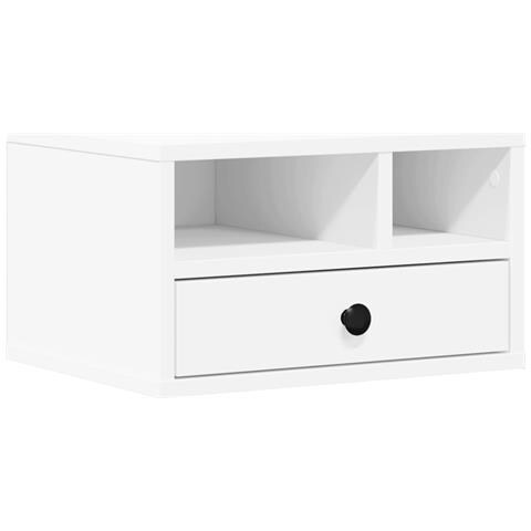 Supporto Per Stampante Bianco 40x32x22,5 Cm Legno Multistrato - Foto 2