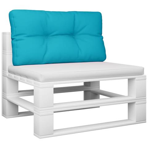 Cuscino Per Pallet Turchese 80x40x12 Cm In Tessuto - Foto 3
