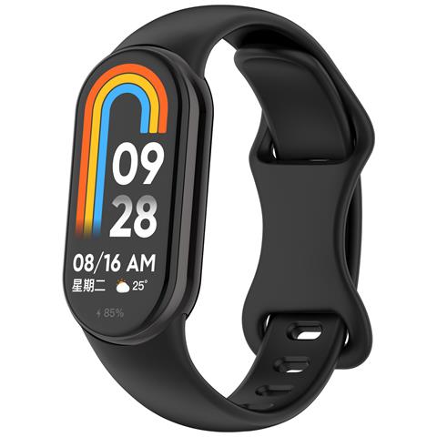 Cinturino Per Orologio In Silicone Per Xiaomi Mi Band 9/8 Black - Foto 7