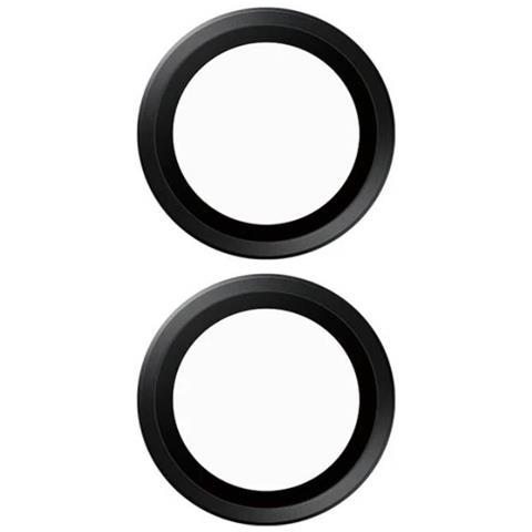 Anello Di Protezione Della Fotocamera Per Iphone 16/16 Plus Cerchi In Ceramica, Trasparente - Foto 1