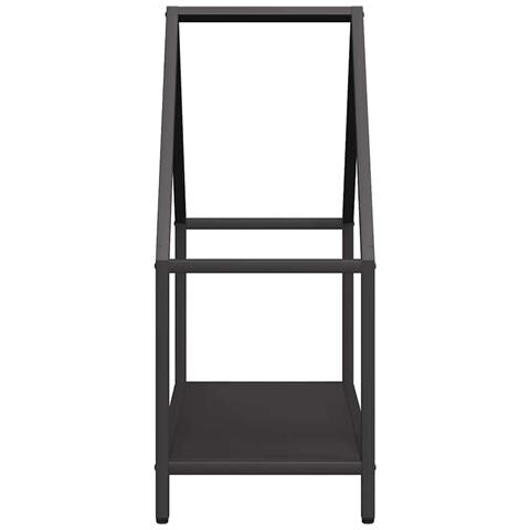 Rastrelliera per Legna da Ardere Nera 60x25x60 cm - Foto 10