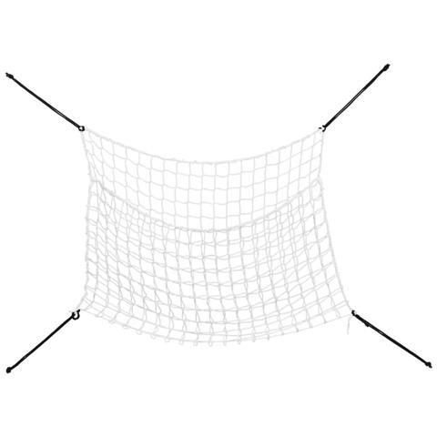Reti Da Fieno 2pz Rettangolari Bianchi 90x60 Cm In Pp - Foto 3
