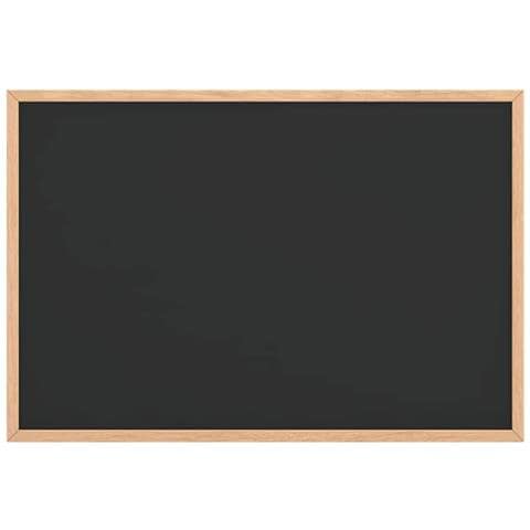 Lavagna Con Cornice In Legno Massello Di Pino Nero 60x40 Cm - Foto 3