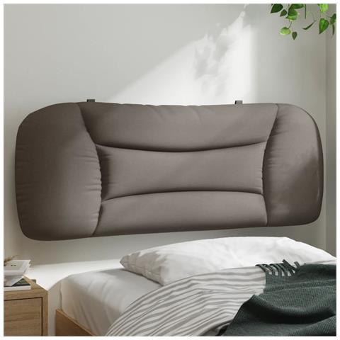 Lusso Casadino -  Cuscino Testiera Hvar Tortora 100 Cm In Tessuto - Foto 8