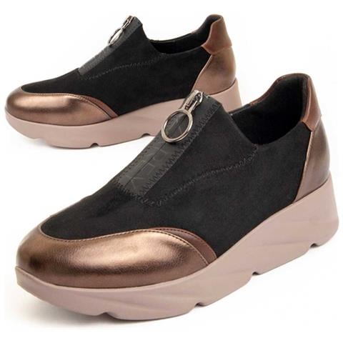 Sneakers Caleb Nere Nero Materiale Sintetico E Tessile - Foto 1