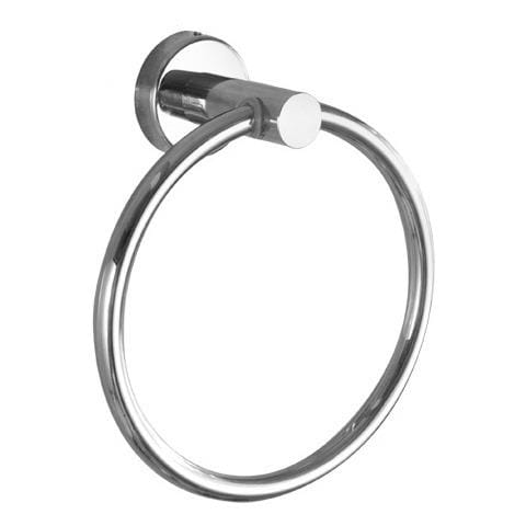 Portasciugamani Ovale Da Bagno Senza Chiodi, Modello Rotondo, Acciaio Inox Silver - Foto 1