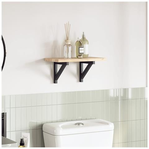 Piano per Tavolo 60x20x2cm Rettangolare Legno Massello Acacia - Foto 2