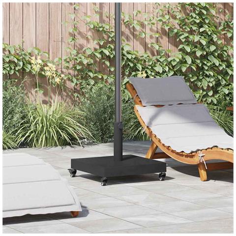 Base per Ombrello da Esterno Nero 45 x 45 x 31.5 cm - Foto 2