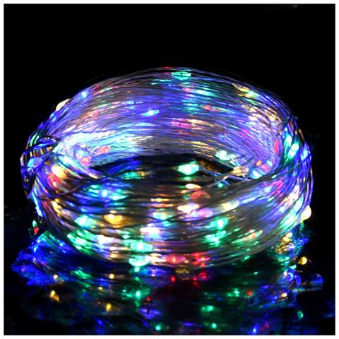 Lusso Casadino - Micro Luci Fatate Sferiche 40m 400 Led Colorati 8 Funzioni - Foto 1