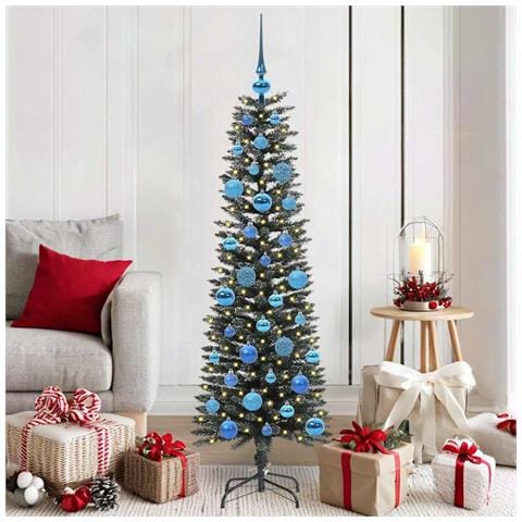 Albero di Natale artificiale con 150 LED Verde 150 cm - Foto 2