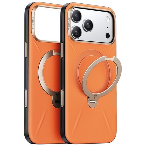 Cover per iPhone 17 Pro - Arancione, MagSafe, Con Soporte - Foto 1