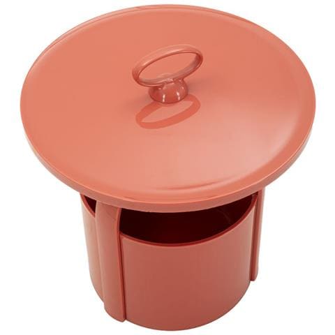 Tavolino Vkh1095-rosso-plastica-44x44x43 Cm - Foto 2