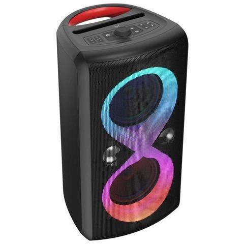 FIRE 90 Party Speaker Bluetooth 60 W RMS LED Multicolore USB AUX Batteria Ricaricabile IPX4 - Foto 1
