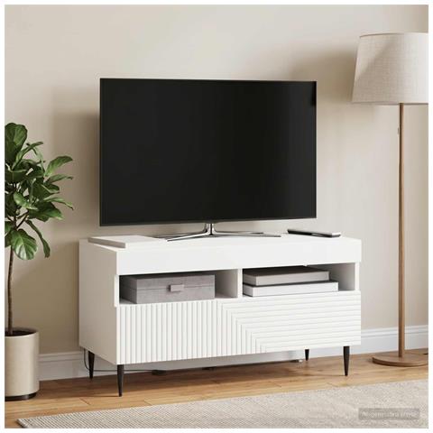 Mobile TV LED Bianco Legno ingegnerizzato - Foto 2