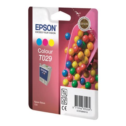 C13T02940110 Cartuccia Ink Originale Magenta Ciano Gialla Stylus C60/61/50 Capacità 300 Pagine - Foto 2