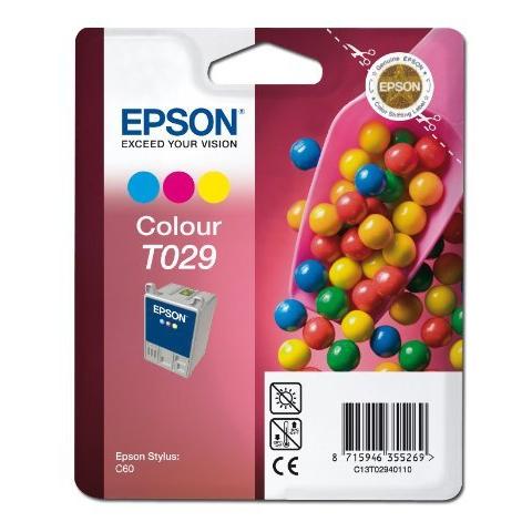 C13T02940110 Cartuccia Ink Originale Magenta Ciano Gialla Stylus C60/61/50 Capacità 300 Pagine - Foto 1