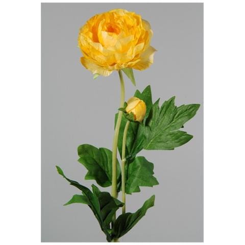 Ranuncolo di Seta da 57 cm Colore Giallo - Foto 1