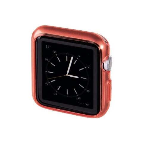 1x2 protezione Crystal Apple Watch 38mm trans / rosso - Foto 1