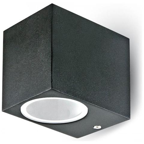 Lampada Da Muro Applique Gu10 Nero Esterno Ip44 Vt-7651 7510 - Foto 1