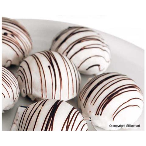 Stampo Piastra In Silicone Cioccolatini Tondi Sf006 - Foto 2