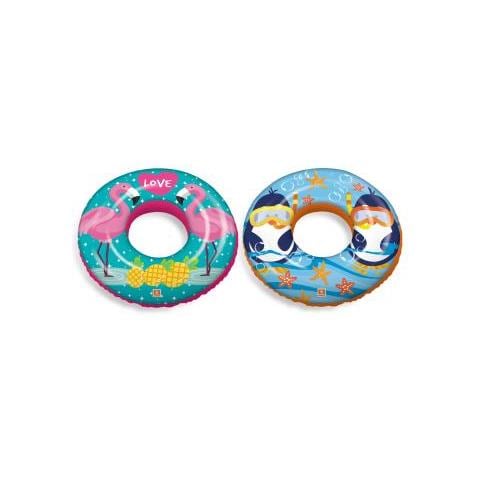 Gonf Ciambella Fenicottero E Pinguino ? cm60 Cf1 - Foto 1