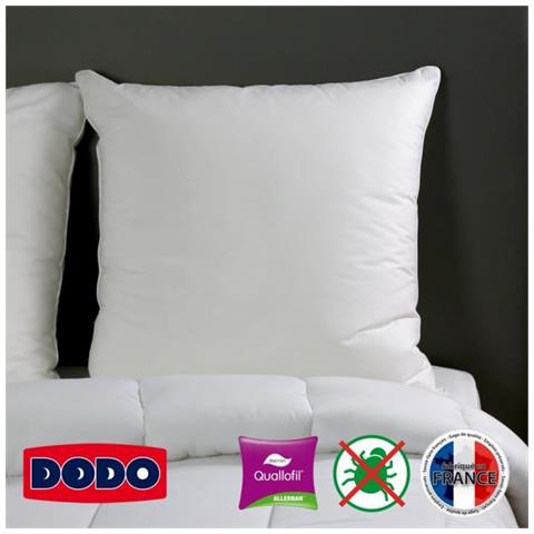 11012860 grande Lusso Quallofil Allerban Cuscino Cotone Bianco 60 x 60 cm - Foto 2