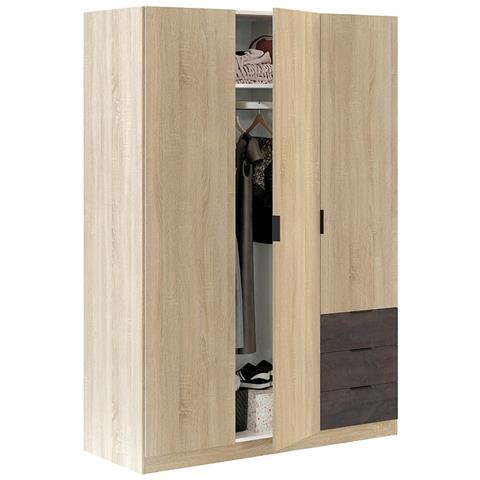 Armadio 3 Ante E 3 Cassetti Oxide - Foto 1