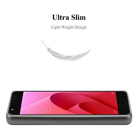 Custodia Compatibile Con Asus Zenfone 4 Selfie Pro In Grigio Metallico - Coperchio Protettivo In Silicone Tpu Flessibile - Foto 2