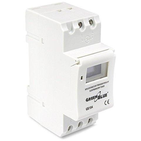 Timer Digitale Programmabile Sulla Guida Din Gb104 - Foto 7