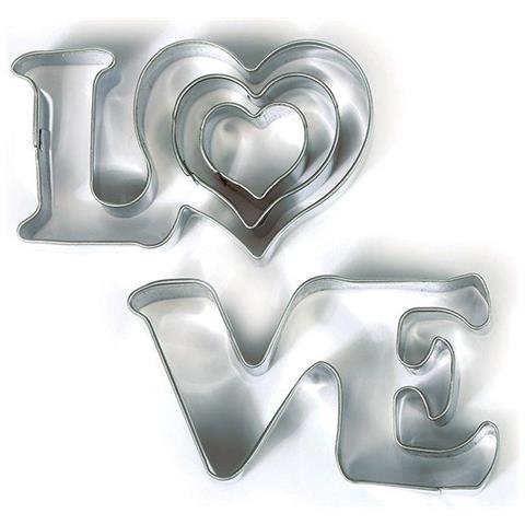 Tagliabiscotti In Acciaio Inox - Love - Foto 2