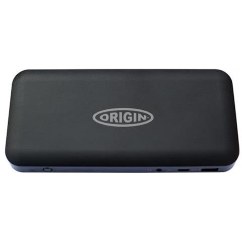 Storage DOCK180EUZ-OS replicatore di porte e docking station per laptop USB 3.2 Gen 1 (3.1 Gen 1) Type-C Nero - Foto 1