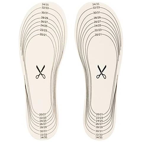 Sottopiede In Pile Tagliabili, Solette Per Scarpe Unisex - Bambini, Beige Original 900, Taglia Unica - Foto 2