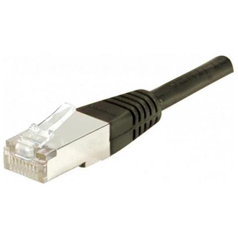 856897 Cavo Di Rete 10 M Cat6 S / ftp [ s-stp] Nero (patch Cord Rj45 S / ftp Cat. 6 Black- 10 M Full Copper)  - Foto 1