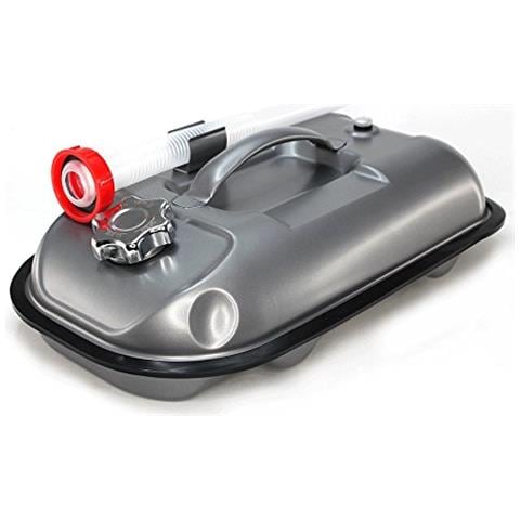 Jerrican - Tanica Per Carburante Orizzontale - Us 5l - Acciaio 8mm Tubo Incluso + Foro Di Sfiato Del Gas - 40 X 25 X 9 Cm - Foto 1