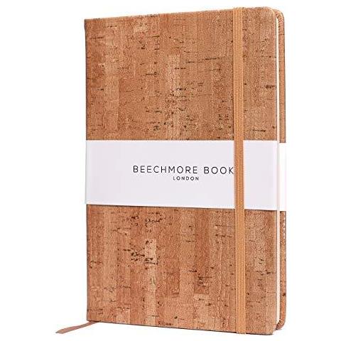 Stabilito Notebook - Premium A5 Ufficiale Da Pelle Hardcover Vegan Spessa 120gsm Carta Crema Professionista Notebook Foderato In Contenitore Di Regalo 21 X 15 Cm (castano) - Foto 1