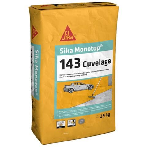 Rivestimento Impermeabile Monotop-143 Involucro - 25 Kg - Grigio Cemento - Foto 1