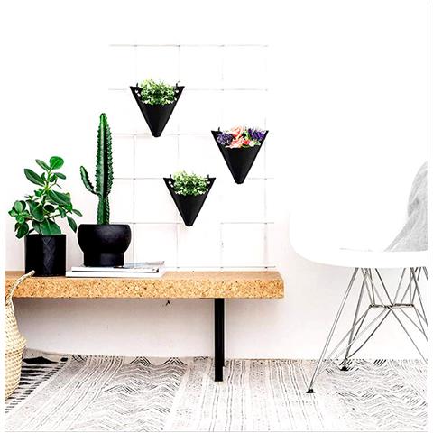 Borsa Per La Coltivazione Di Piante In Contenitore Per Fiori Da Giardinaggio, Confezione Da 3 Black - Foto 5