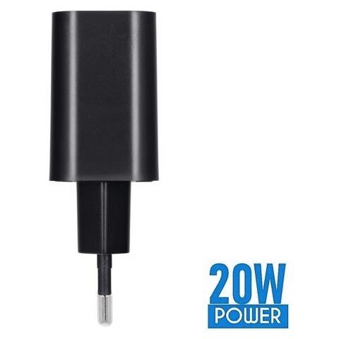 Blue Star Caricabatterie Da Parete Per Casa Rapido Usb-c 20w Black Per Smartphone - Foto 1