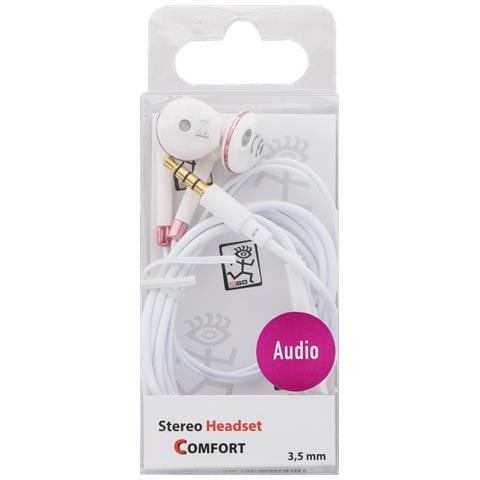 795965 cuffia e auricolare Cablato In-ear Musica e Chiamate Rosa, Bianco - Foto 2