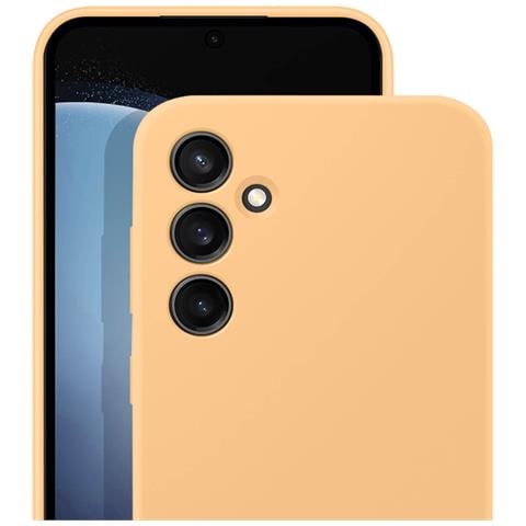 Cover Per Samsung S23 Fe Soft-touch Silicone Case Originale, Arancione - Foto 2