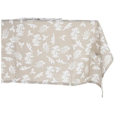 Tovaglia E Tovaglioli 9 Pezzi 2 Unità 150 X 250 X 0,5 Cm Beige Rosa Bianco Verde Marrone Chiaro - Foto 2