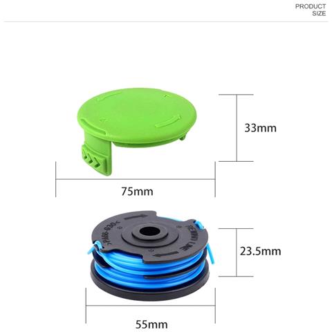 Set Di Filo Di Bobina Di Ricambio E Set Di Coperture Per Decespugliatore Greenworks - Foto 4