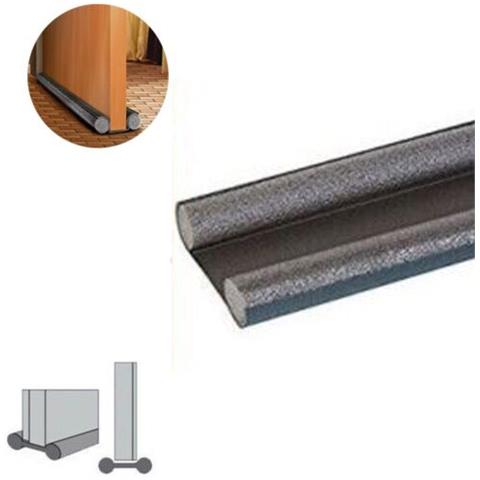 Parafreddo Sottoporta Isolante Doppio Isolamento 95cm Paraspiffero Nero - Foto 1