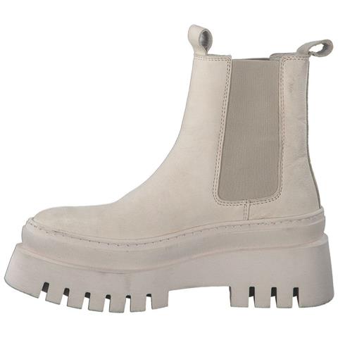 Beige Casual Closed Booties Stivaletti Pelle Scarpe Donna Beige Eu 40, 1-25494-29 309 - Foto 3
