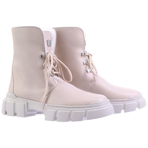 Winter Hike Booties Stivaletti Pelle Scarpe Donna Beige Eu 37, 6-102745 0500 - Foto 1